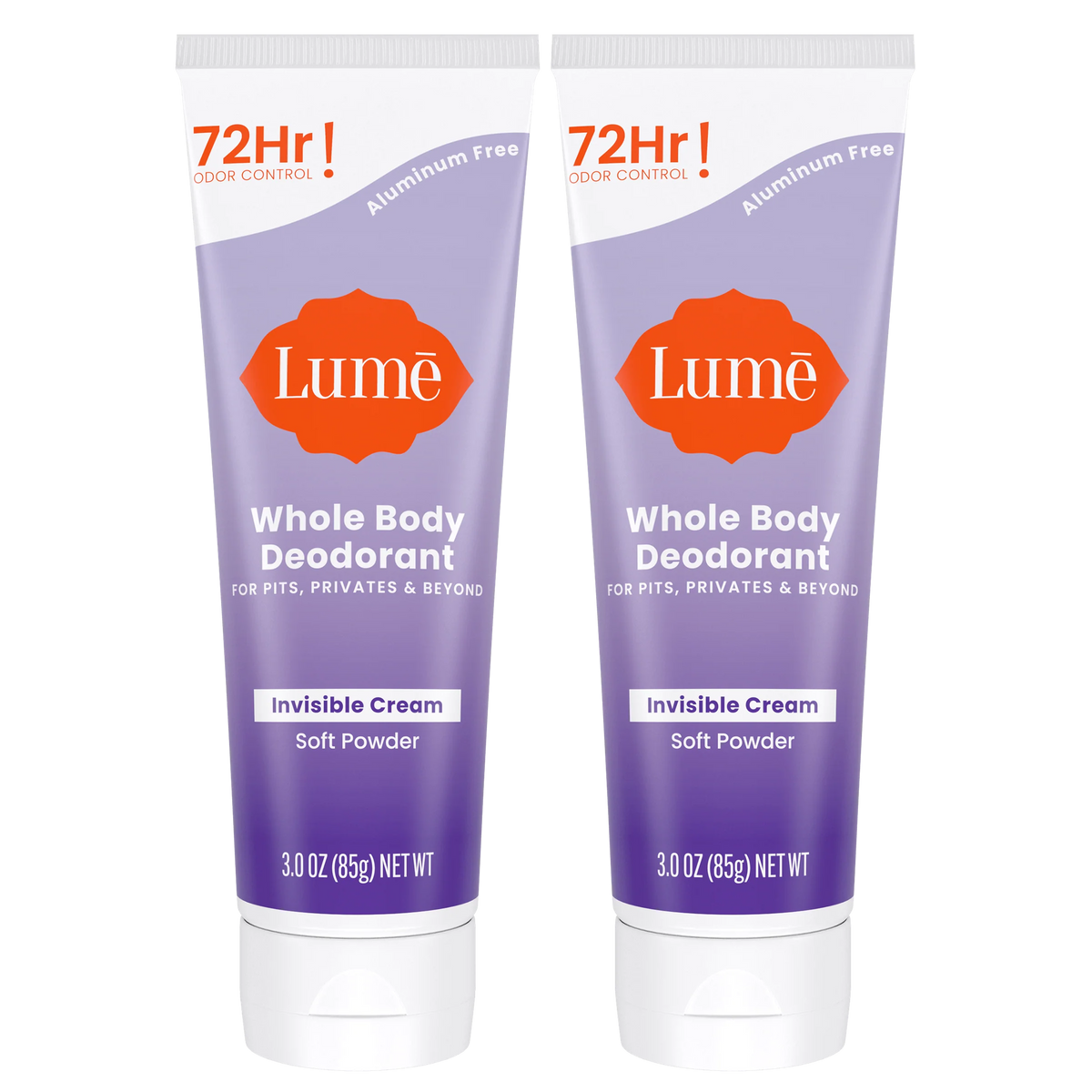 Soft Powder | Cream Tube Deodorant 2-Pack