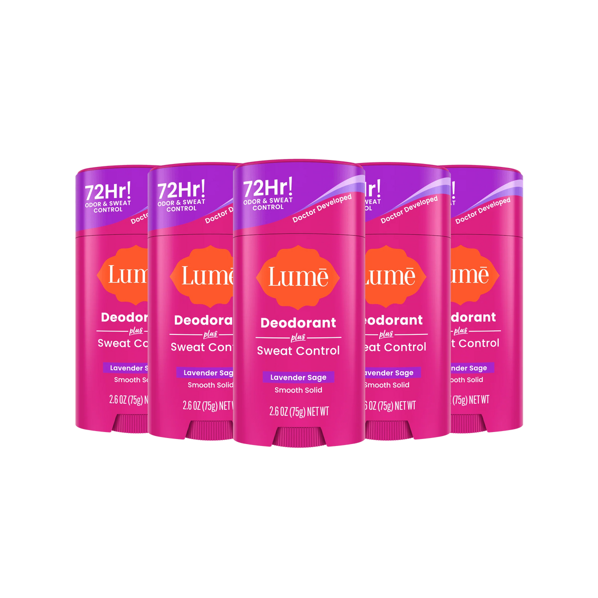 Lavender Sage | Sweat Control Solid Deodorant 5-Pack
