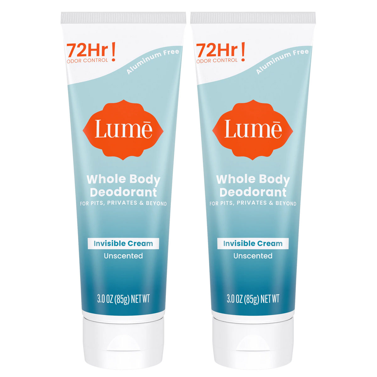 Unscented | Cream Tube Deodorant 2-Pack