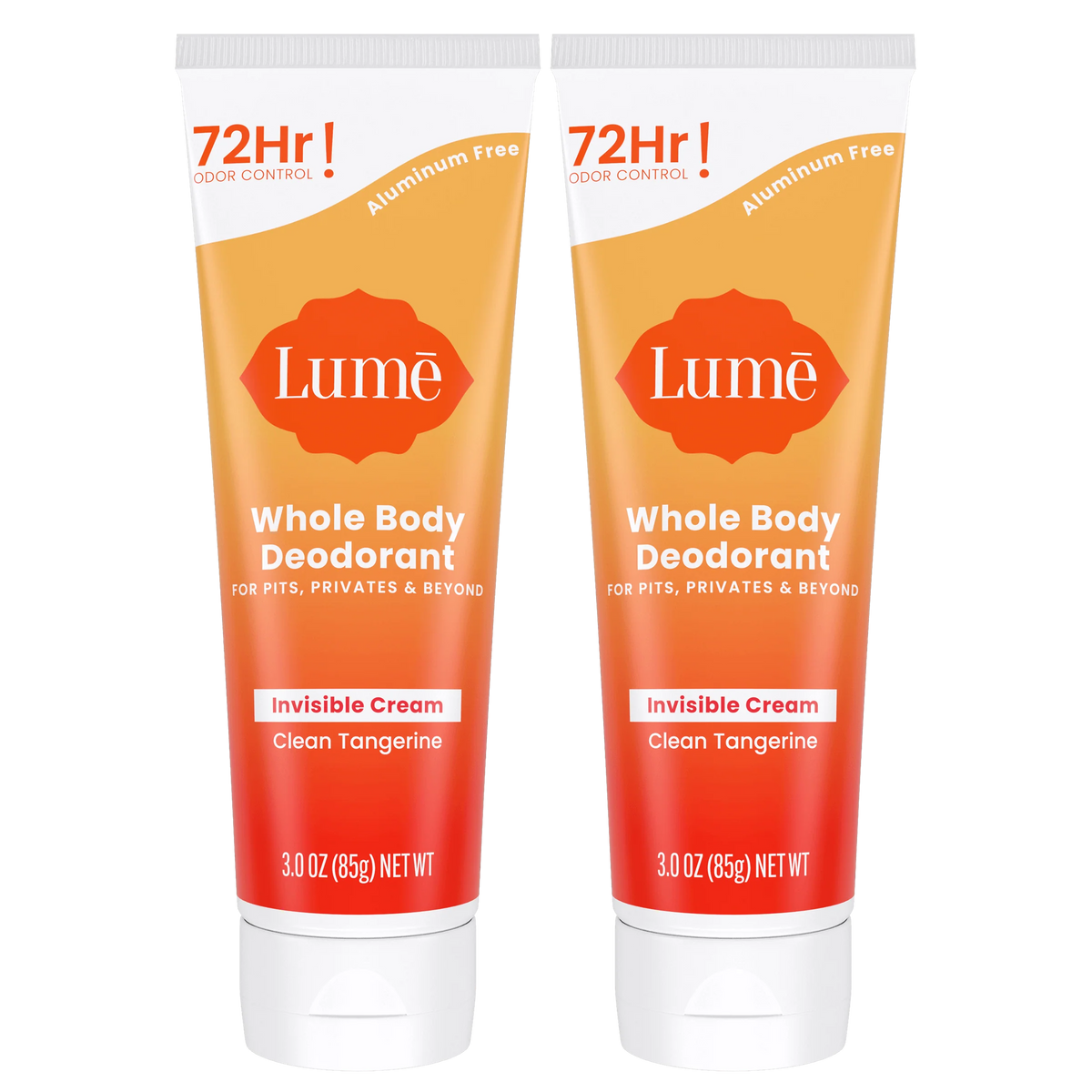 Clean Tangerine | Cream Tube Deodorant 2-Pack